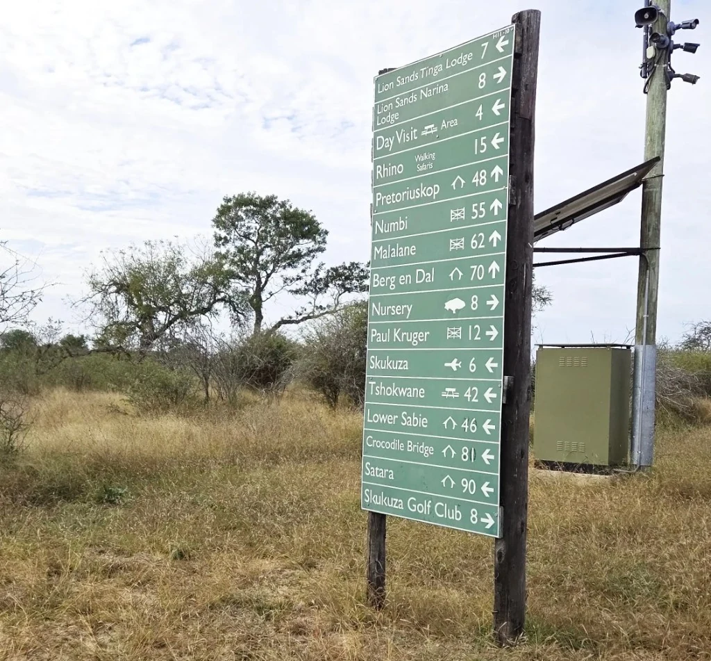 Comprendre les panneaux et les codes de carte du parc Kruger (routes H et S)
